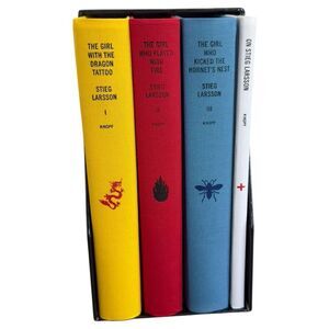 The Millennium Trilogy by Stieg Larsson 4 Book Hardcover Collectible Box Set.